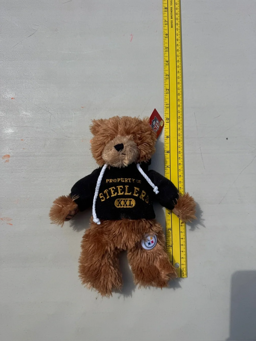 Steelers Stuffed Teddy Bear- NWT